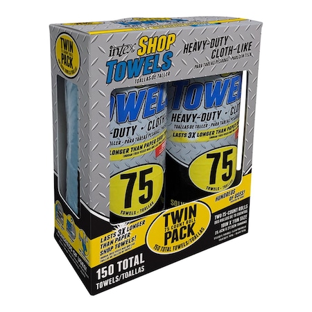 Intex 10 x 11 in. Cloth-Like Fiber Blend Wiping Rags, 2PK 1014404